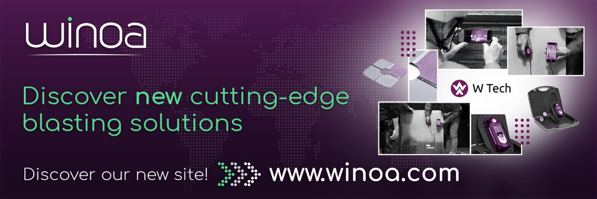 Discover NEW cutting-edge blasting solutions - Discover our new site: www.winoa.com